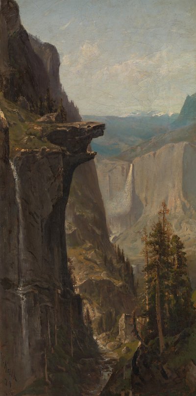 Yosemite Falls, de Glacier Point, 1879. de William Keith