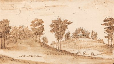 Design para um Pavilhão num Parque de Cervos de William Kent