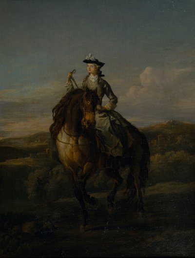 Retrato equestre de Charlotte Boyle, Marchioness of Hartington de William Kent