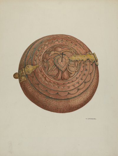 Fonte Batismal, c. 1941. de William Kieckhofel