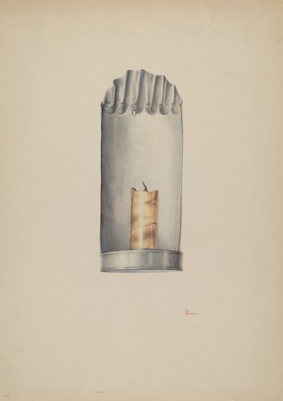 Candle Holder, c. 1940. de William Kieckhofel