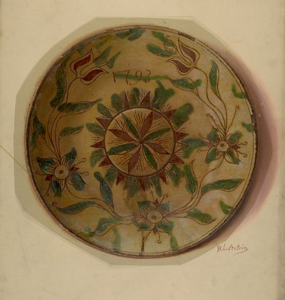 Pai. Prato alemão, c. 1936. de William L Antrim