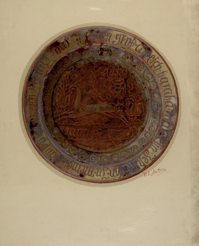 Pai. Prato alemão, c. 1937. de William L Antrim