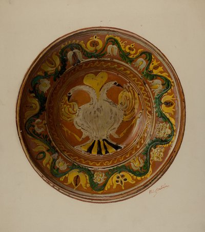 Pai. Prato alemão, c. 1938. de William L Antrim