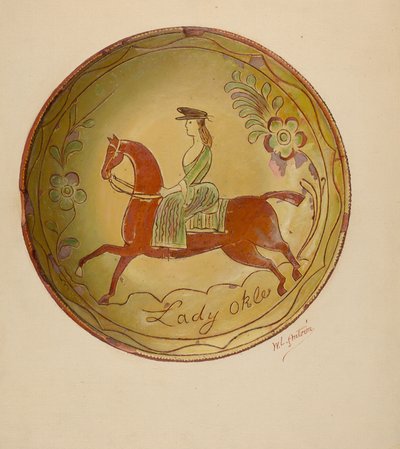 Prato de torta de William L. Antrim