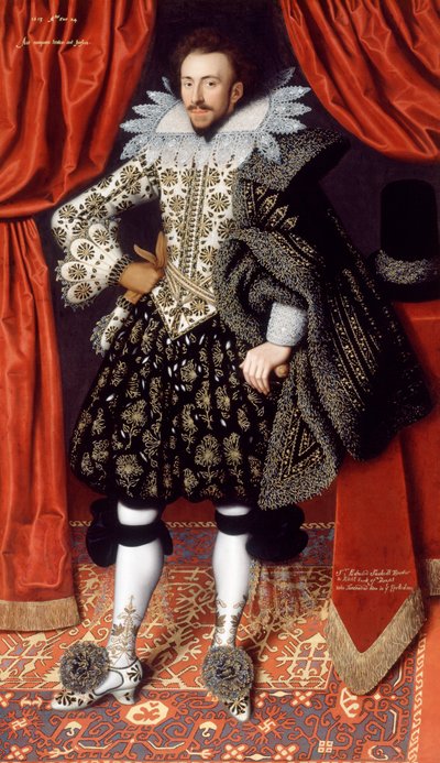 Richard Sackville c.1613 (óleo sobre tela) de William Larkin