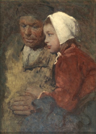 Apoio Mútuo (aguarela com goma arábica) de William Lee Hankey