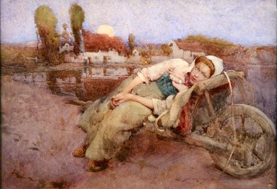 Repouso (aguarela sobre papel) de William Lee Hankey