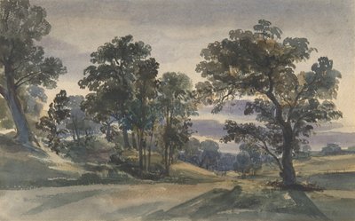 A Parkland View at Dusk, ca. 1879. de William Leighton Leitch
