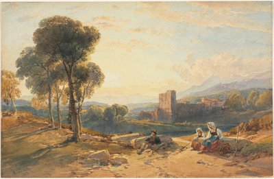 Paisagem, Itália de William Leighton Leitch