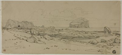 As barras de Tantallon, Escócia de William Leighton Leitch