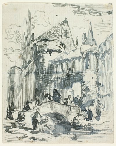 Ponte e Portal da Cidade de William Leighton Leitch