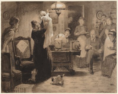 Esboço para ilustração The Stationary Baby, 1912. de William Leroy Jacobs