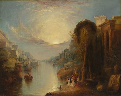 Cartago, c.1830 (óleo sobre tecido) de William Linton