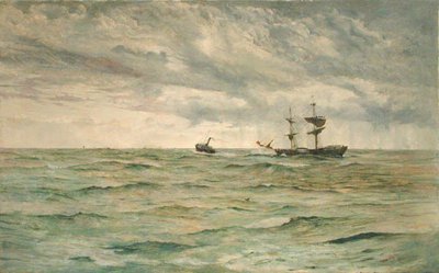 Um Amigo de todas as Nações (óleo sobre tela) de William Lionel Wyllie
