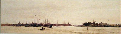 Dordrecht (aguarela sobre papel) de William Lionel Wyllie