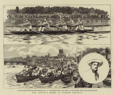 Nossas notas do artista na regata de Henley de William Lionel Wyllie