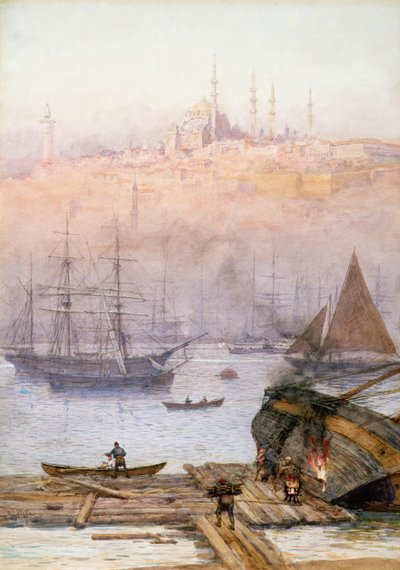 O Corno de Ouro, 1896 de William Lionel Wyllie