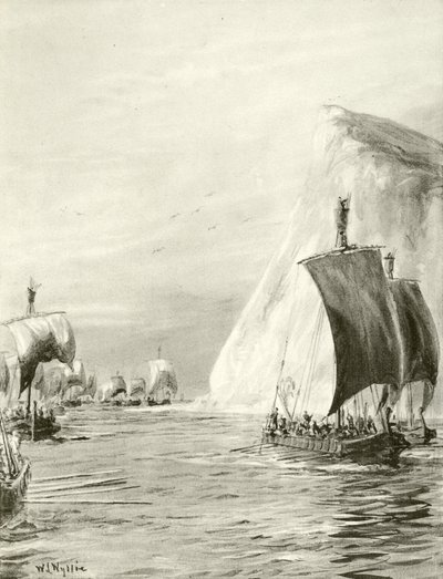 &39;Há uma maré nos assuntos dos homens&39; (gravura) de William Lionel Wyllie