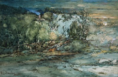 Cabine Fronteiriça, 1894. de William Louis Sonntag
