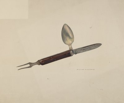Kit de talheres, c. 1941. de William Ludwig