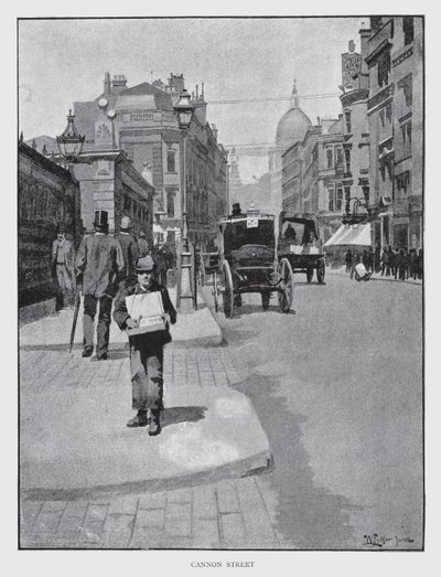 Cannon Street (litho) de William Luker