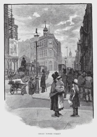 Rua Great Tower (litho) de William Luker