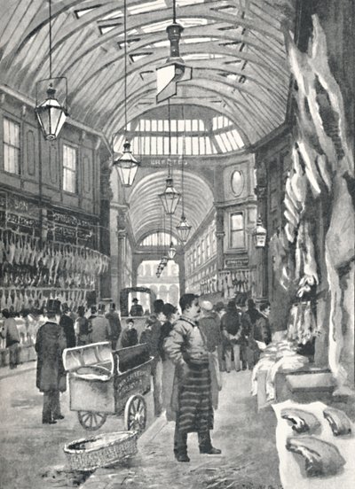 Mercado Leadenhall, 1891 de William Luker