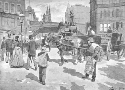 Circo de Ludgate, 1891 de William Luker