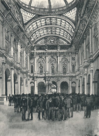 Em mudança - Royal Exchange, 1891 de William Luker