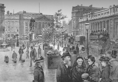 A Mansão e o Banco da Inglaterra, 1891 de William Luker