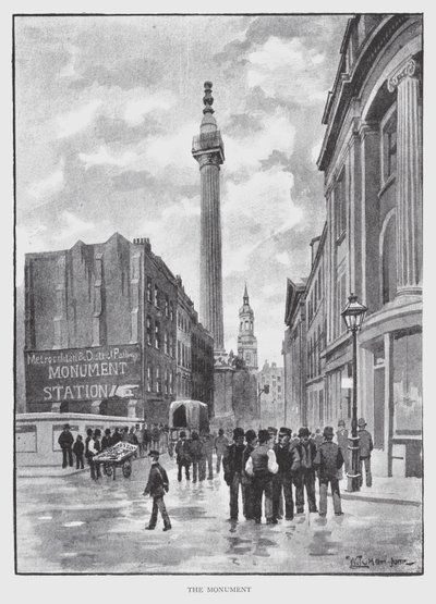 O Monumento (litho) de William Luker