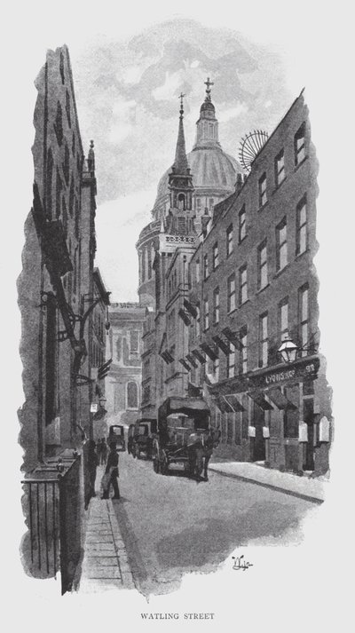 Walting Street (litho) de William Luker