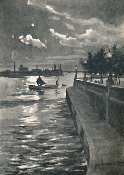 Westminster da ponte de Blackfriars - noite, 1891 de William Luker