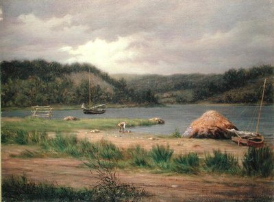 Amêijoa, Long Island (óleo sobre tela) de William M Davis