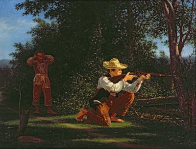 Desenhar uma conta numa marmota (óleo sobre tela) de William M Davis