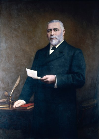 Sir William White (1845-1913), c.1902 (óleo sobre tela) de William Mainwaring Palin