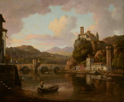 Castelo no rio Ródano, França de William Marlow