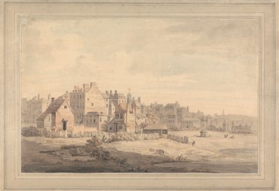 Casas junto ao Riverside de William Marlow