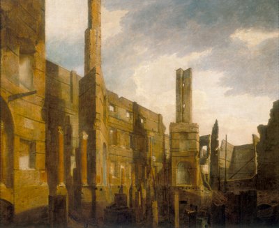 The Ruins of the Pantheon in Oxford Street after the Disasterous Fire of 14 January 1792