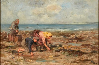 Catadores de Mexilhões (óleo sobre tela) de William Marshall Brown