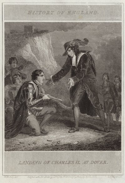 Aterrissagem de Charles II em Dover de William Marshall Craig