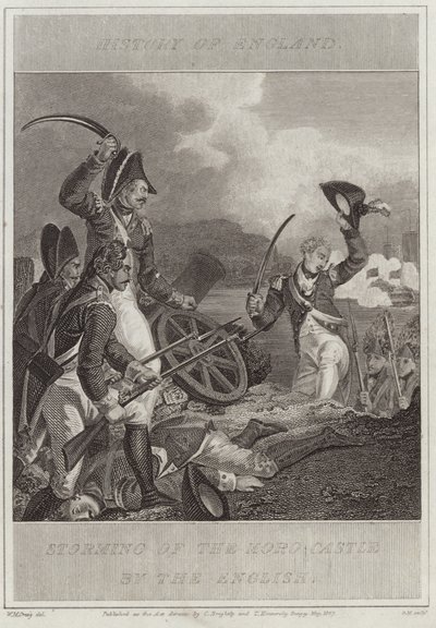 Ataque do Castelo Moro pelos ingleses de William Marshall Craig