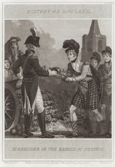 Rendição dos rebeldes em Preston de William Marshall Craig