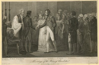 O casamento da princesa Charlotte de William Marshall Craig