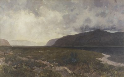 Loch Maree from Grudie Bridge, c.1905 (óleo sobre tela) de William Matthew Hale