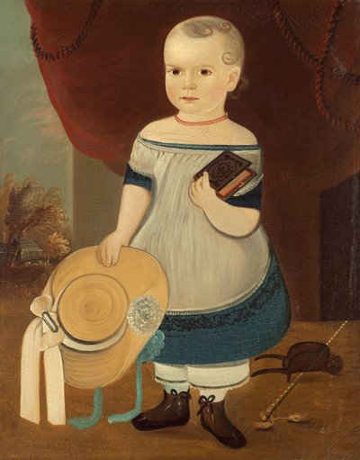Criança com Chapéu de Palha de William Matthew Prior