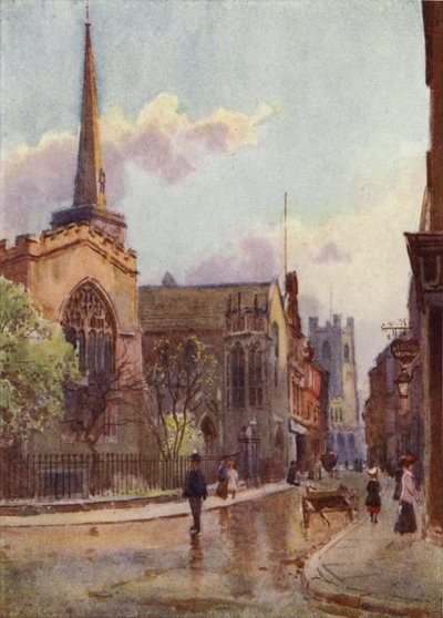 Market Street e Igreja da Santíssima Trindade de William Matthison