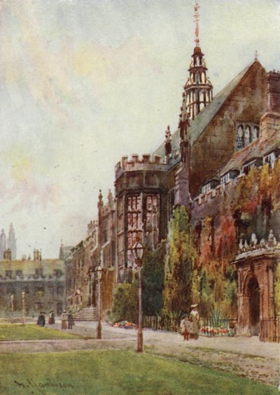 Janela Oriel do Hall, Trinity Great Court de William Matthison