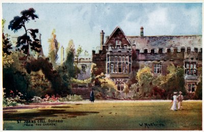 St John&39;s College, do jardim de William Matthison
